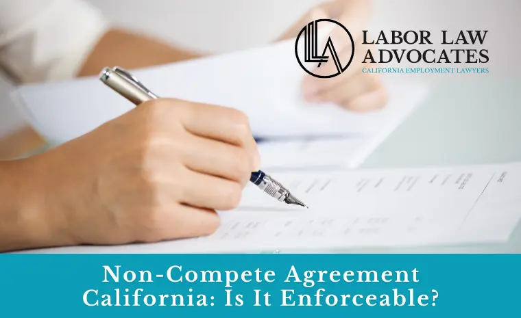non-compete agreement california