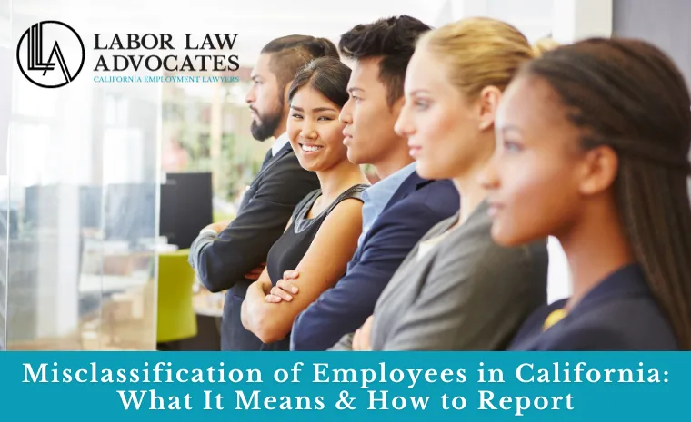 misclassification of employees california