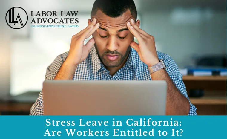 stress leave in california